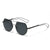 Damen modische Oversized-Sonnenbrille mit innovativem Rahmen Brehn