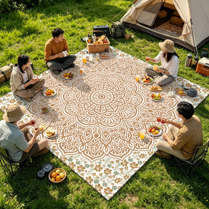 Mandala Design Strandmatte Brehn