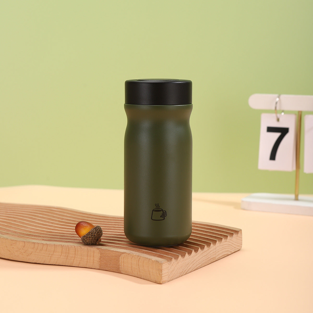 Damen Isolierte Kaffeetasse mit praktischem Auslaufstopp Brehn