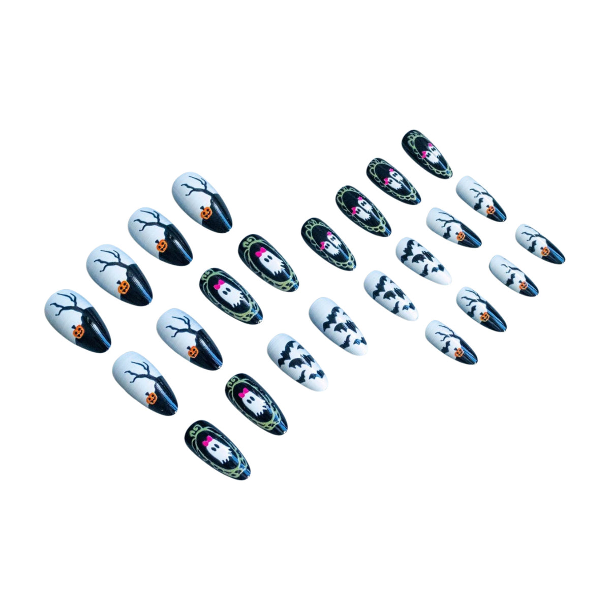 Kreatives Halloween-Themen-Nagelkunst-Set
