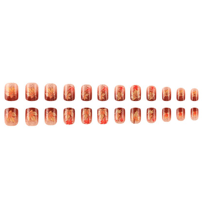 Herbst-Themen Gel-Nagelkunst Brehn