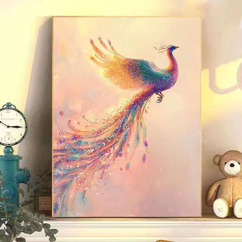 Abstract Phoenix Wandkunst Druck Brehn