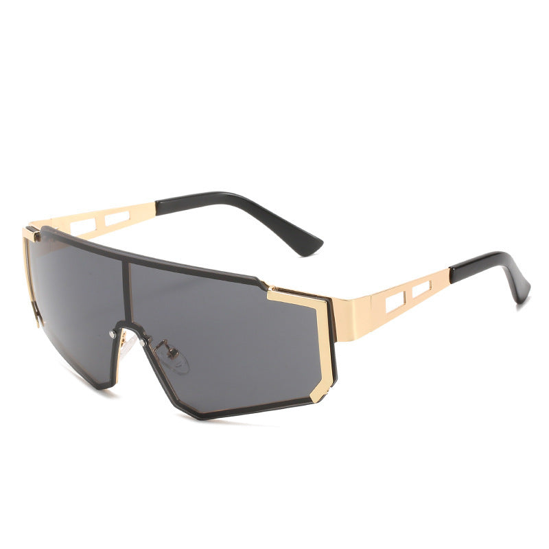 Damen futuristische Oversized Sonnenbrille Brehn