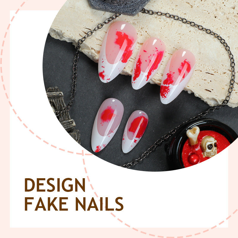 Kreatives Kunstnagelset mit floralem Design Brehn