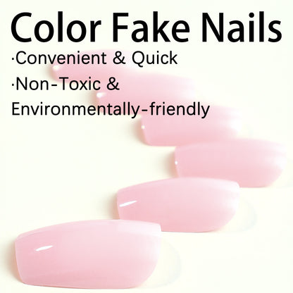 Kunstnagelset mit hochglänzendem Finish und eleganter Form Brehn
