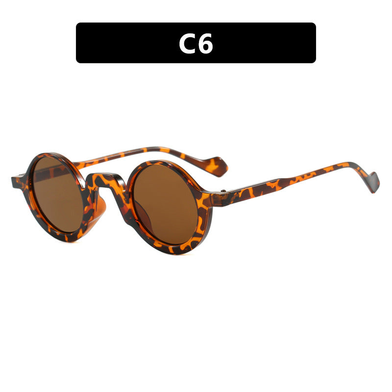 Damen runde Sonnenbrille mit innovativem Design und UV-Schutz Brehn