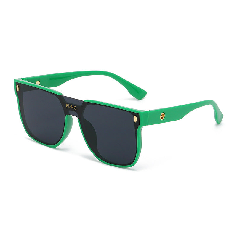 Damen modische Sonnenbrille im trendigen, geometrischen Design Brehn