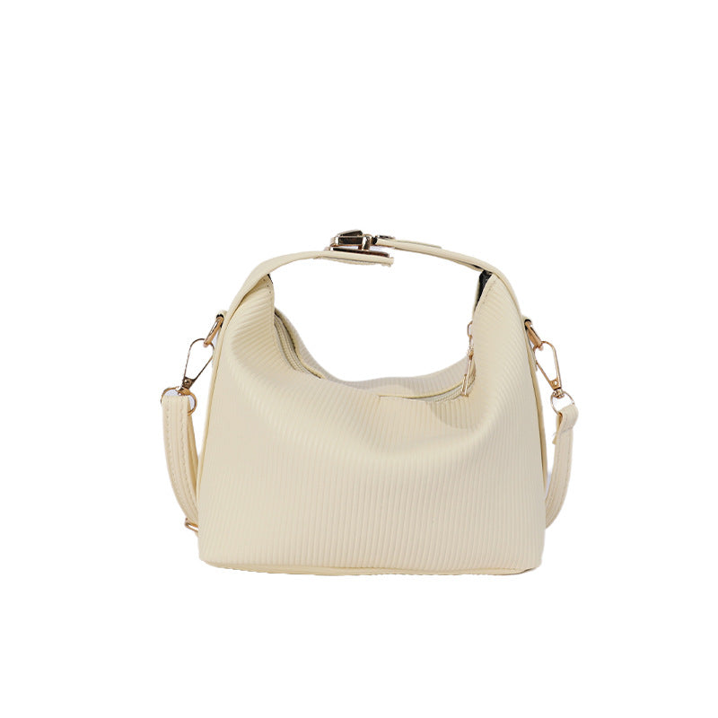 WoTextured Rippte Handtasche Brehn