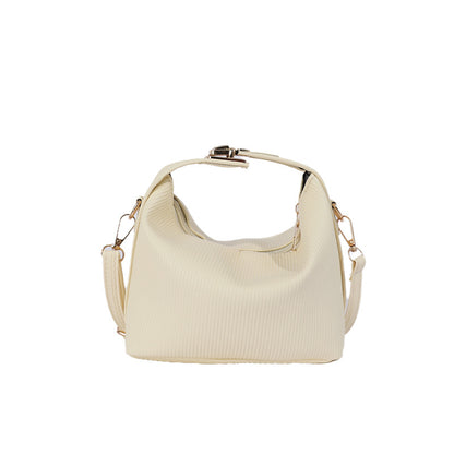 WoTextured Rippte Handtasche Brehn