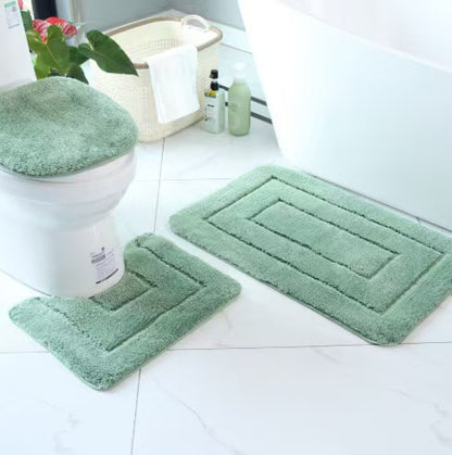 Plüsch-Badematten-Set Brehn