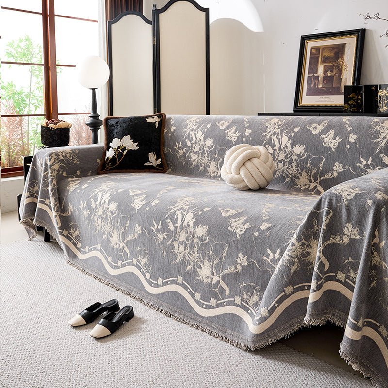 Blumenmuster Dekorativer Sofawurf