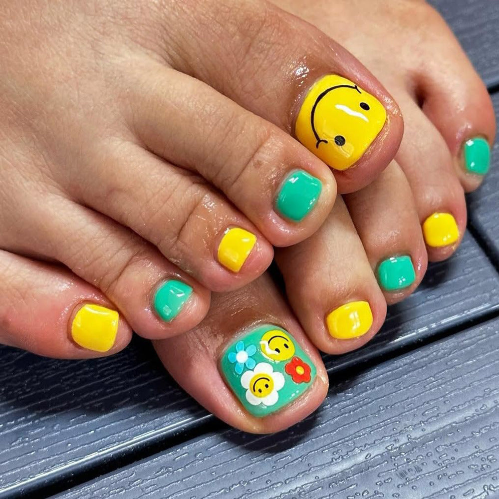 Elegante Fußnagelkunst Brehn