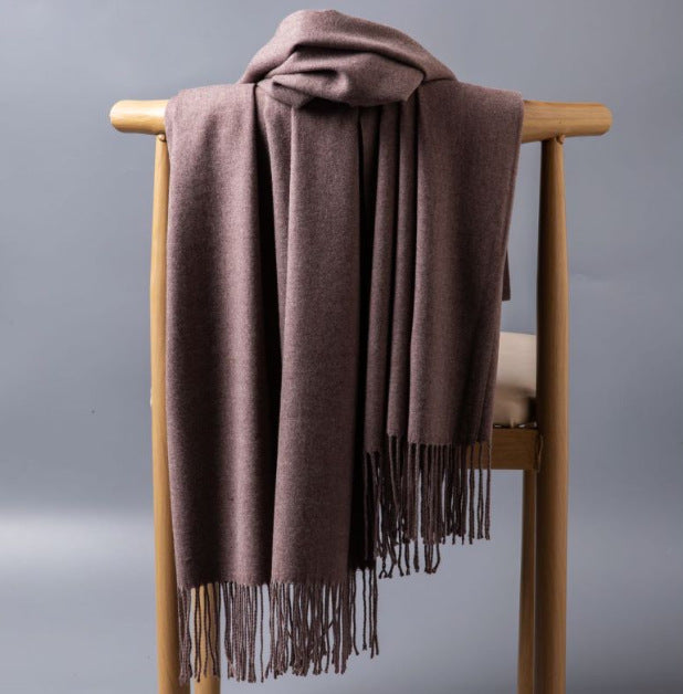 Luxuriöse Cashmere-Mischung Wurfdecke