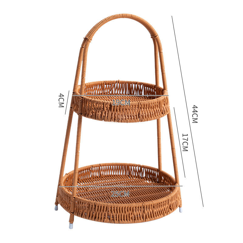 Handgefertigter Rattan Aufbewahrungskorb Brehn