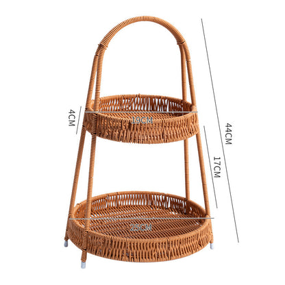 Handgefertigter Rattan Aufbewahrungskorb Brehn