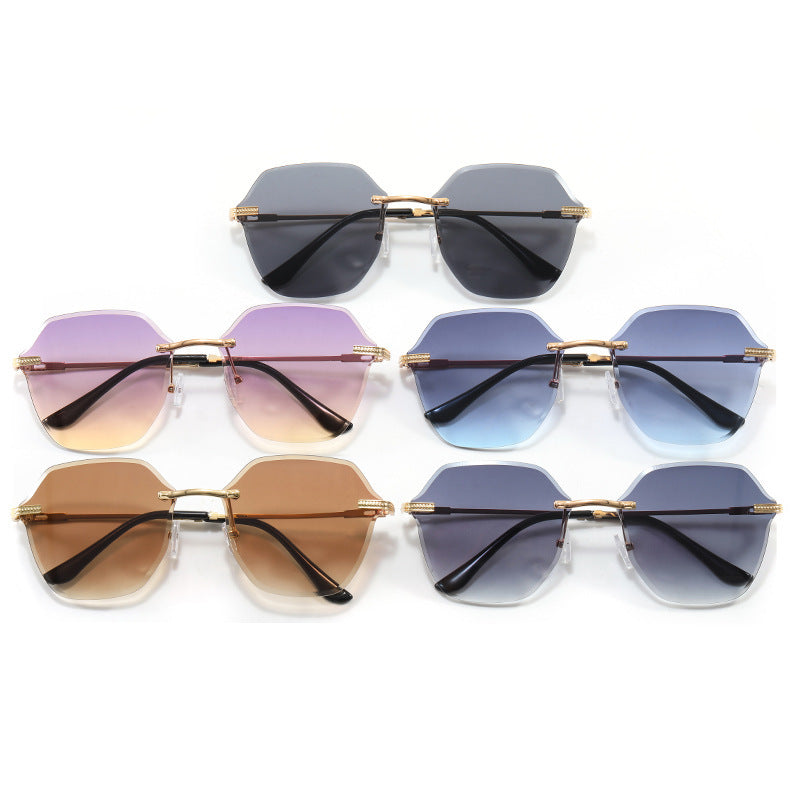 Damen modische Sonnenbrille im luxuriösen Achteckdesign Brehn