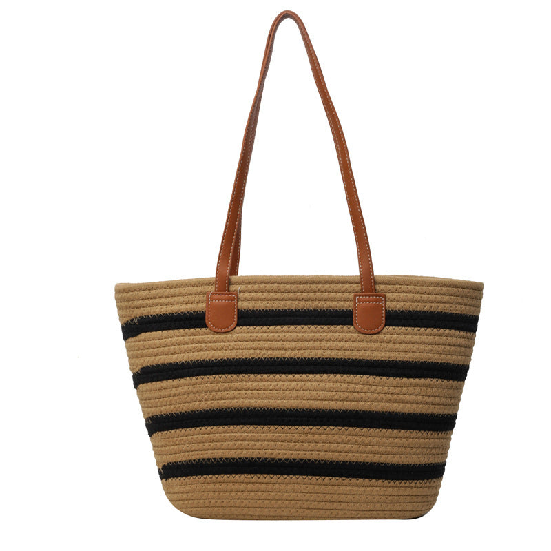 Stylische gestreifte Strandtasche Brehn