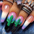 Kreative Nagelkunst mit Kaktusdesign Brehn