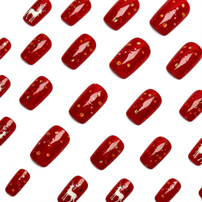 Urlaubs-Themen 3D Rentier Nagelkunst Brehn