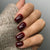 Glänzendes Press-On Nagelset mit eleganter Form Brehn