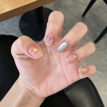 Premium Glitzernde Press-On Nagelerweiterungen Brehn