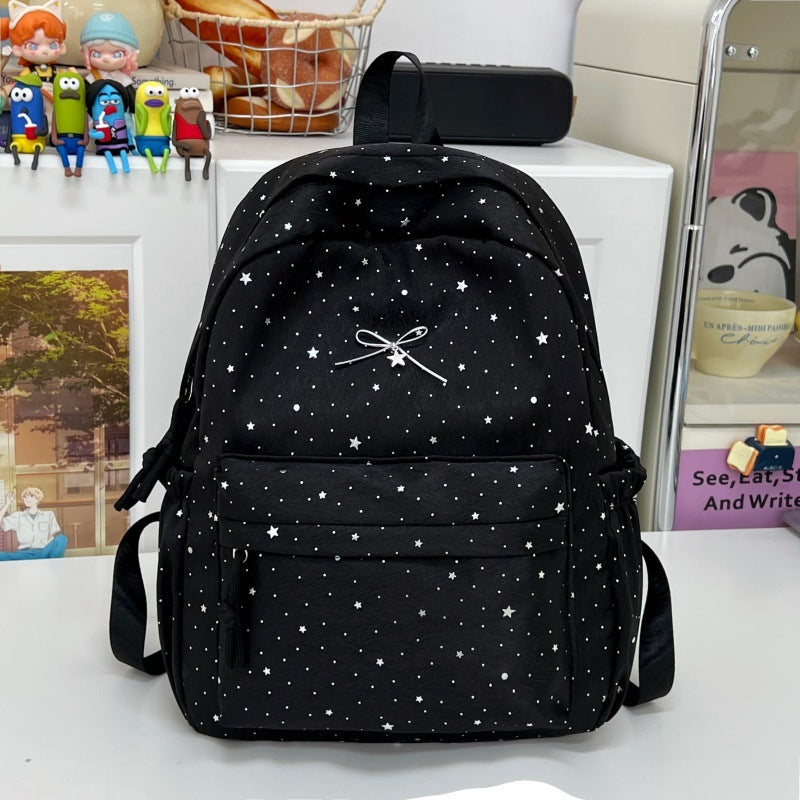 Stilvoller Funkelnder mit Schleife verzierter Rucksack Brehn