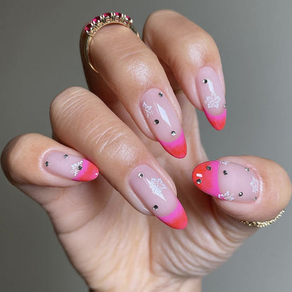 Künstlerische Ombre Nagelverlängerungen Brehn