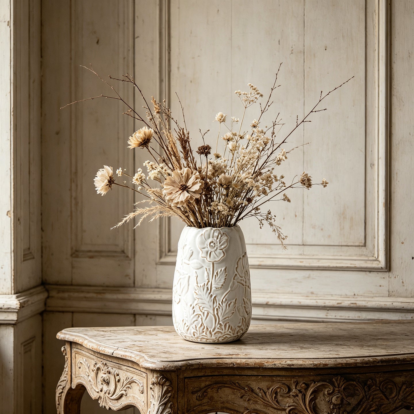 Keramische Profilierte Blumen Tischvase