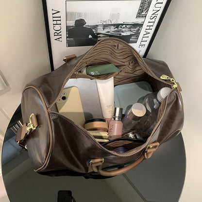 Premium Leder Fitness Duffle