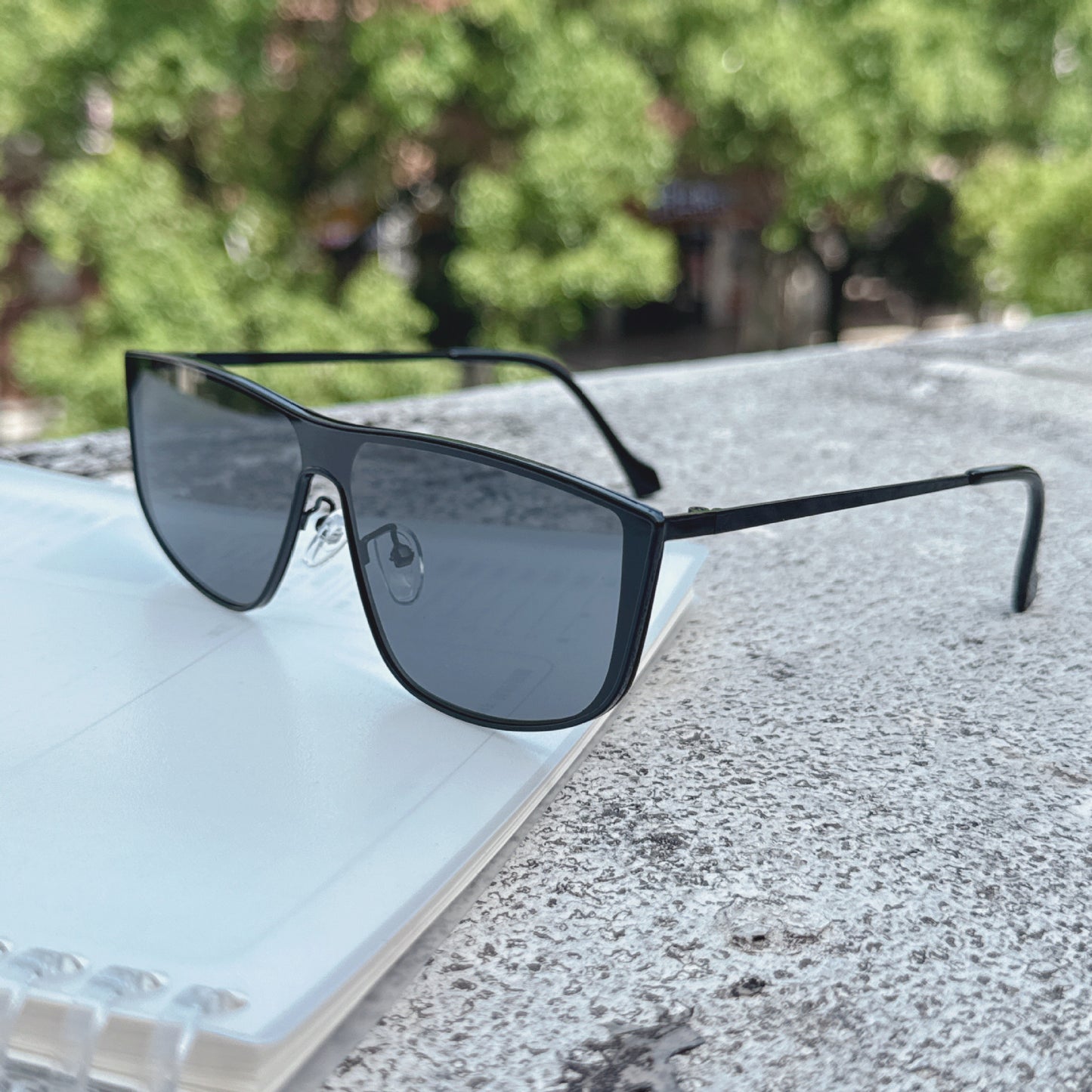 Oversized Shield Sonnenbrille Brehn