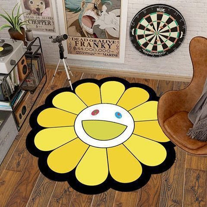 Künstlerischer blumenförmiger Teppich Brehn