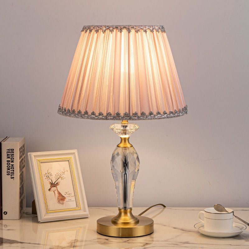 Elegante Kristallbasis Tischlampe