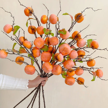 Dekorative Persimmonzweig