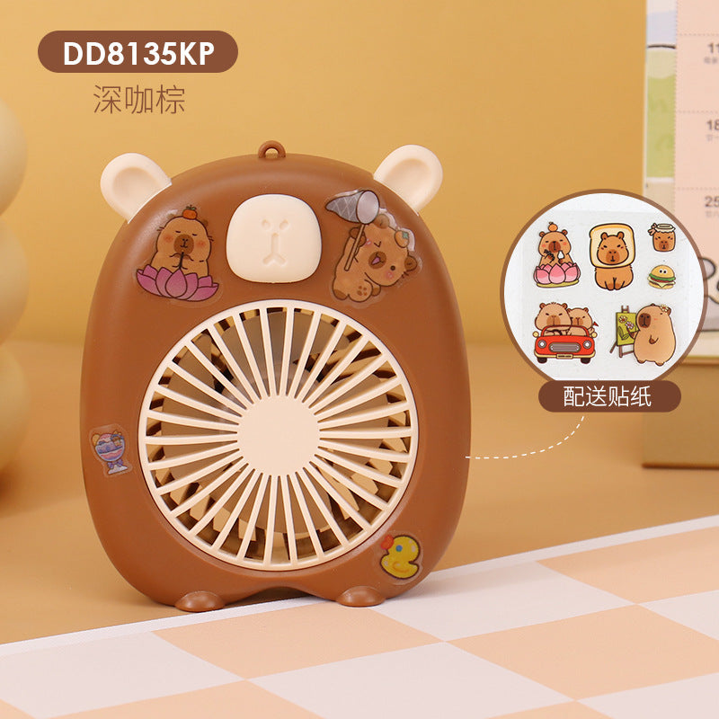 Damen tragbarer handlicher Mini-Ventilator mit süßem Tierdesign Brehn