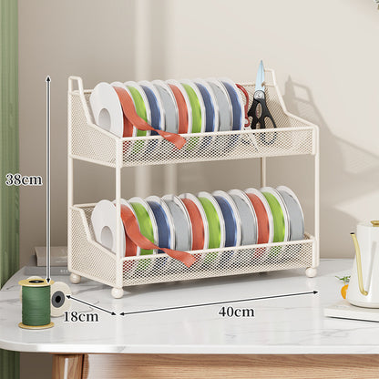 Bandrolle und Bastelbedarf Netz Organizer Regal
