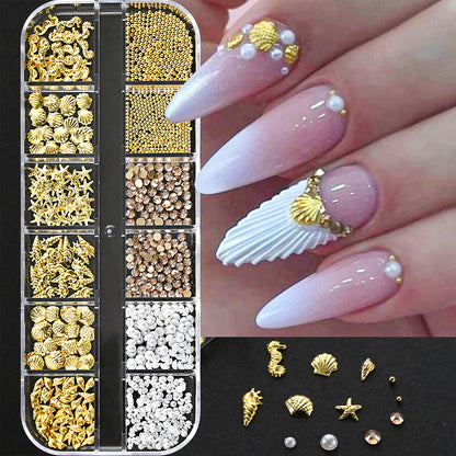 Premium Nagelkunst Dekorations Charms Set