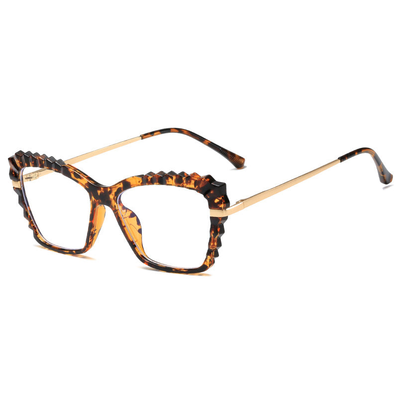 Damen oversized Brille mit einzigartigem Wellenranddesign Brehn