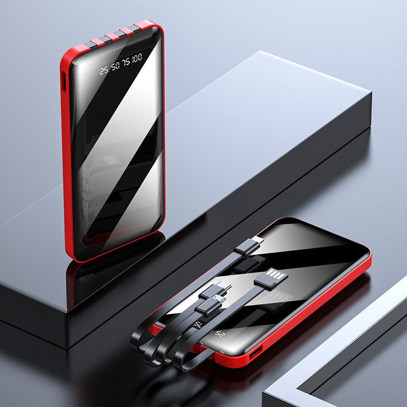 Tragbare Powerbank mit Integrierter Multifunktions-Ladefunktion und Digitaler Anzeige Brehn