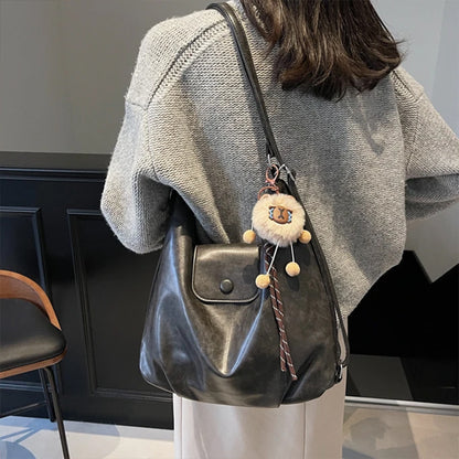 Chice Strukturierte Leder Hobo Tasche Brehn