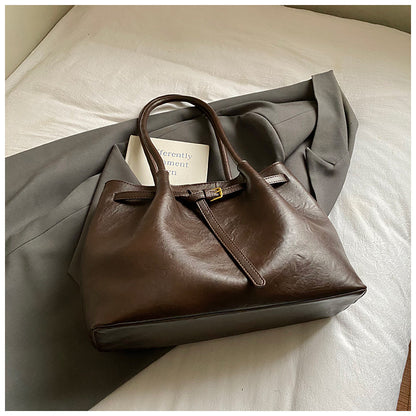 Luxuriöse Leder Schultertasche