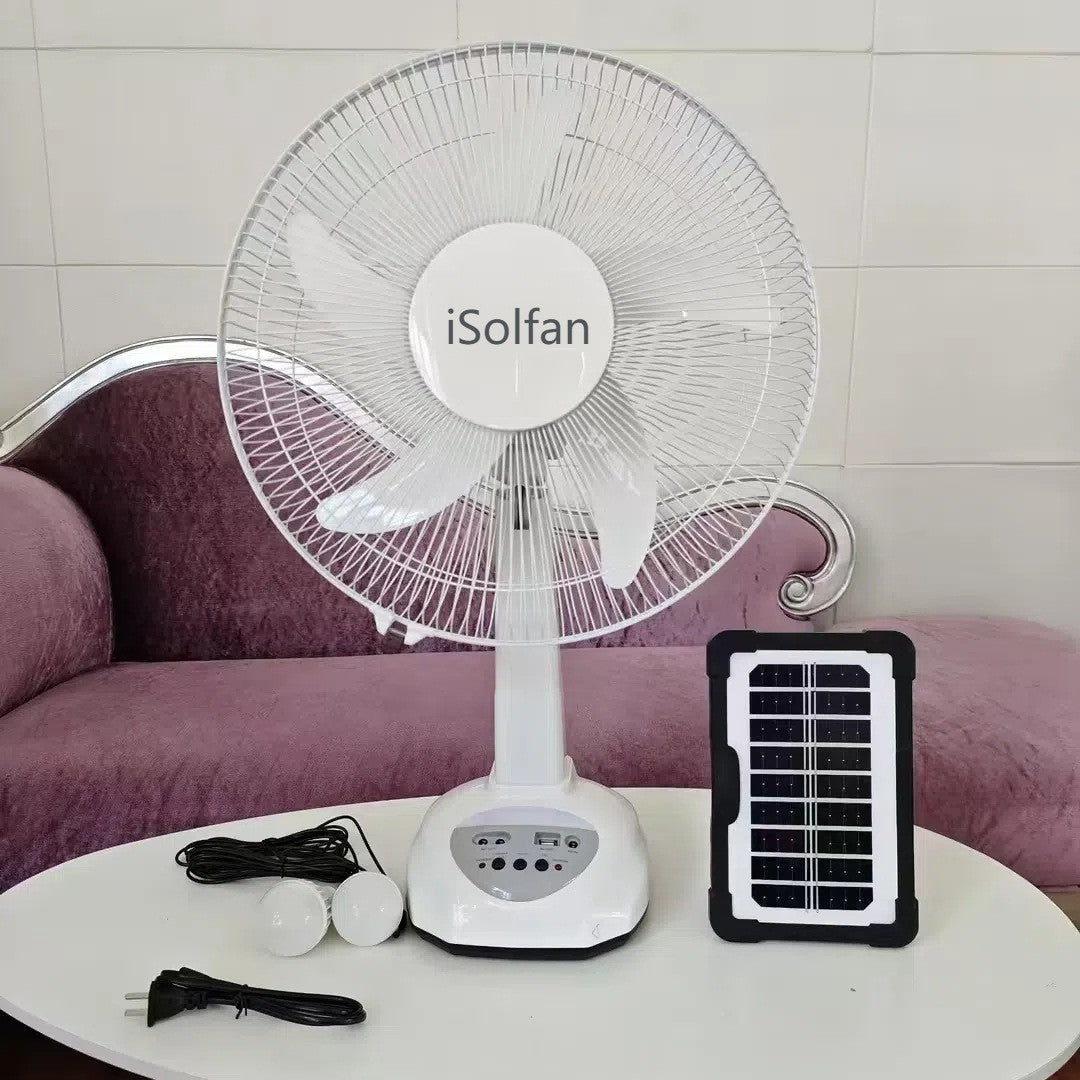 Damen Solarbetriebener Hochleistungsventilator mit Fernbedienung und intelligentem Steuerungssystem Brehn