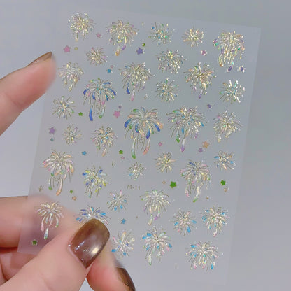 Hochwertige Nagelkunst Folienstickerblatt