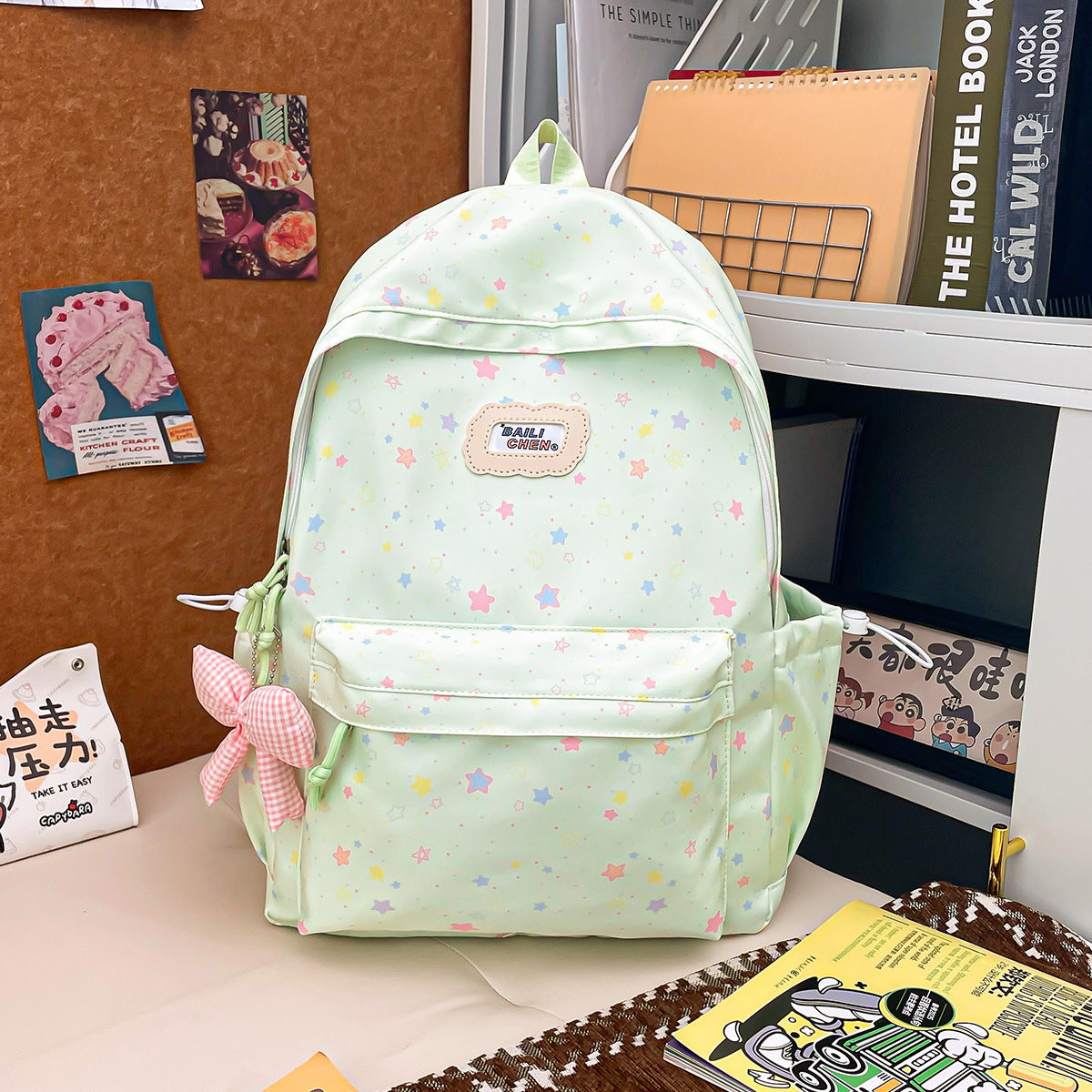 Verspielt Sternmuster Rucksack