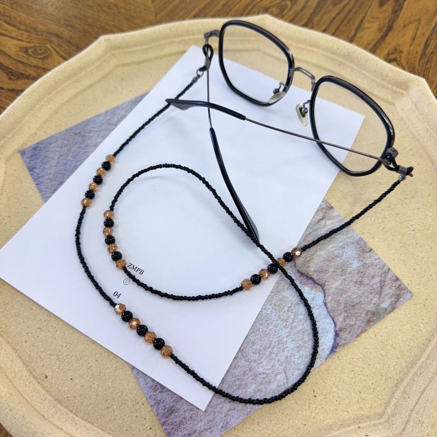 Perlenbrille Halskette Brehn