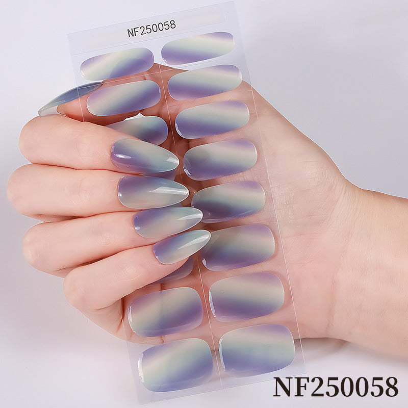 Blumenmuster Nagel Wraps