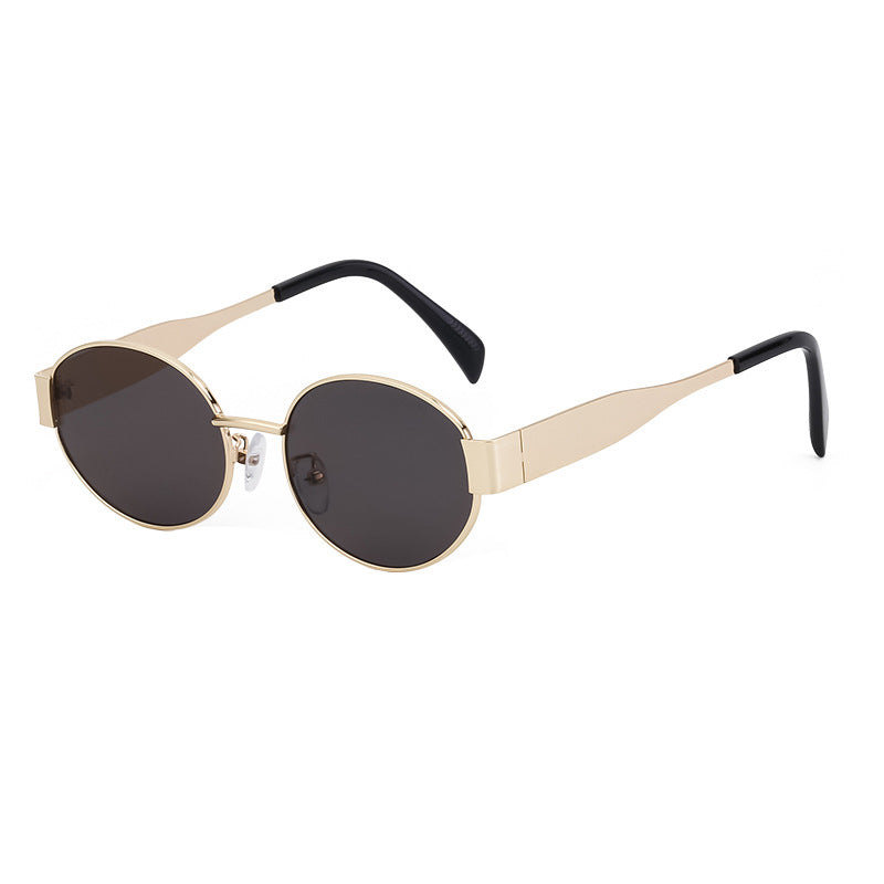 Damen modische Sonnenbrille im eleganten ovalen Design Brehn