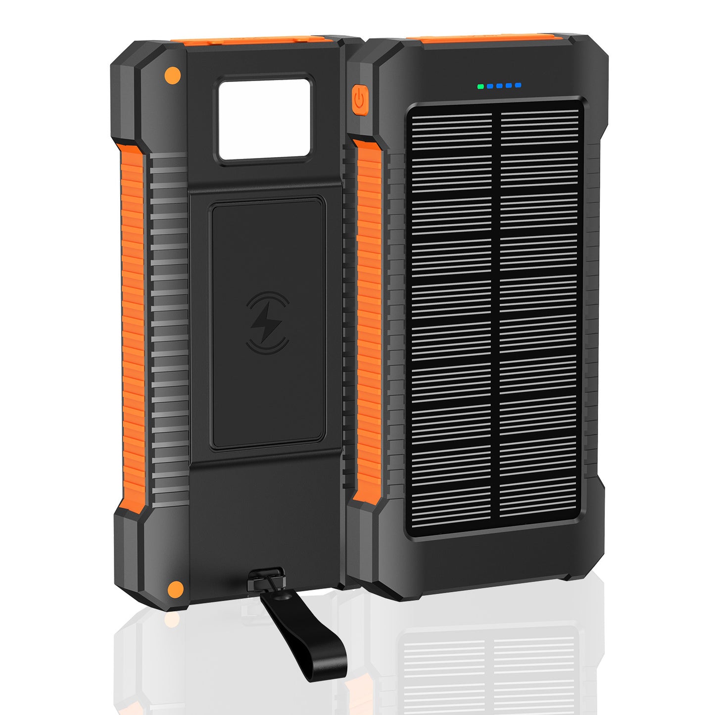 Solar Powerbank mit Integrierter LED-Leuchte und Kompass Brehn