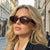 Damen Modische Oversized-Sonnenbrille mit hochwertigem Kunststoffrahmen Brehn