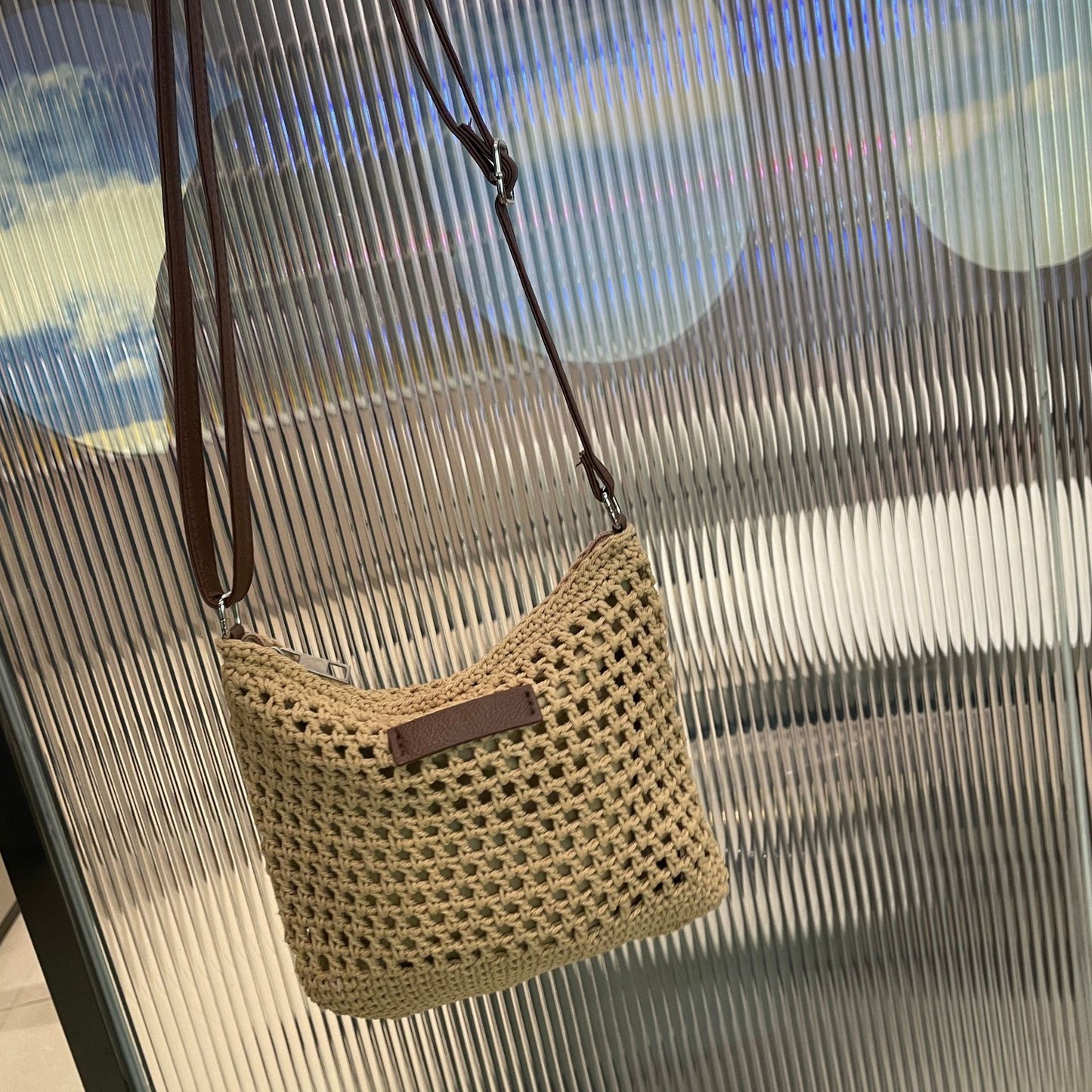 Handgeknüpfte Umhängetasche Im Modernen Design Brehn