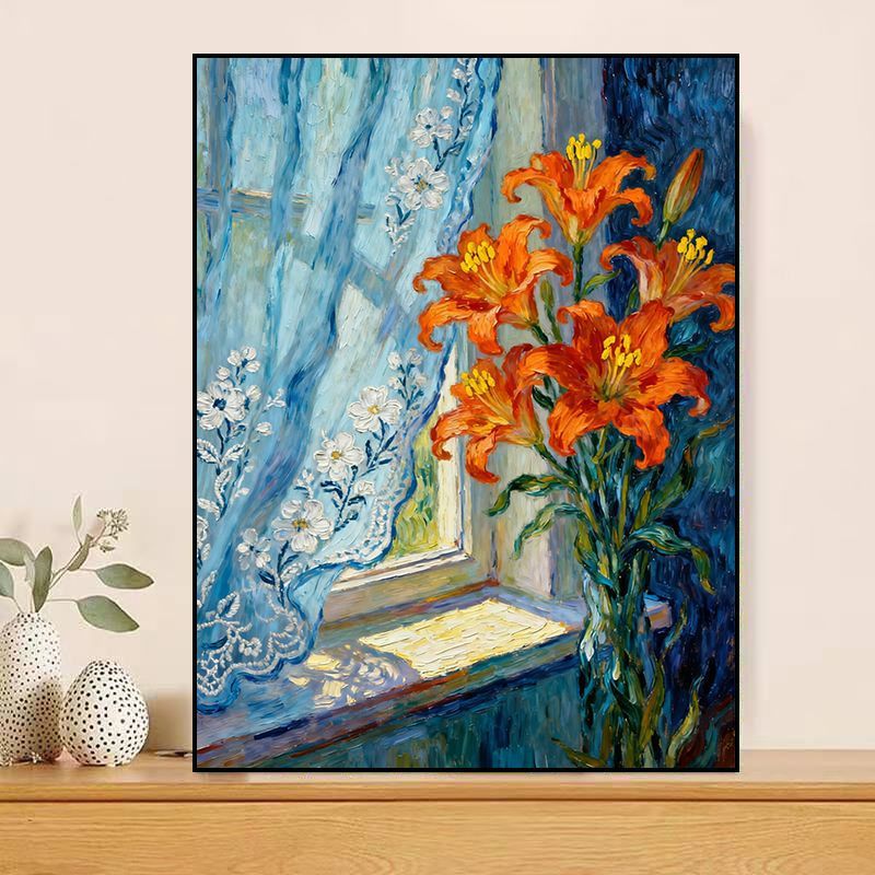 Vintage Floral Leinwand Druck Brehn